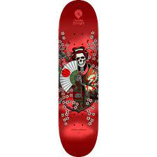 Powell Peralta Sakura Yosozumi Samurai Red Skateboard Deck - 8  Sale