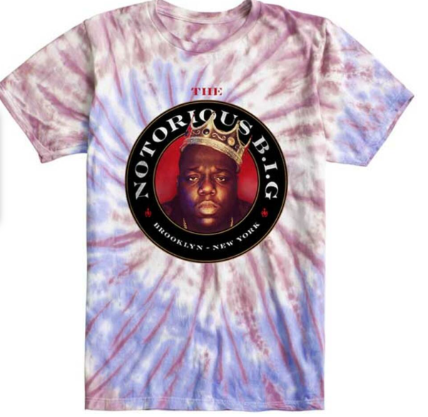 Notorious B.I.G. Tie Dye T-Shirt on Sale