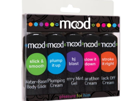 Mood Lube Pleasure for Him - Asst. Pack of 5 Supply