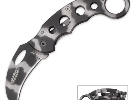 Smith & Wesson Extreme Ops Karambit Camo Folding Knife Online Hot Sale