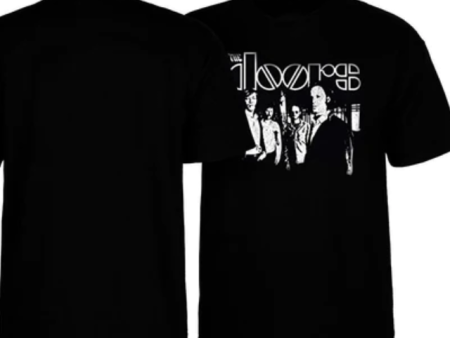 The Doors Logo Care Content T-Shirt Hot on Sale