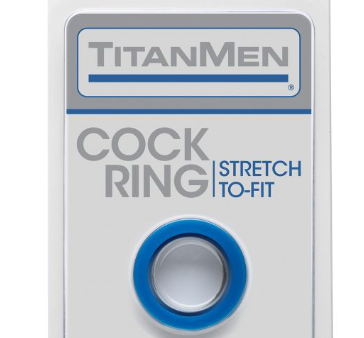 Titanmen Tools Cock Ring - Blue Supply