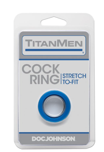 Titanmen Tools Cock Ring - Blue Supply