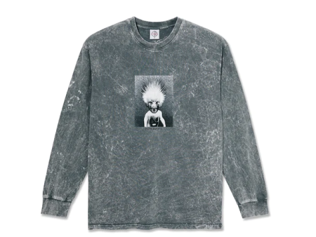 Polar Skate Co - Acid Demon Child Longsleeve T-Shirt - Grey For Cheap