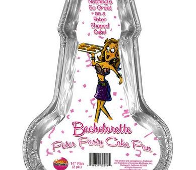 Bachelorette Disposable Large Peter Party Cake Pan - Pack of 2 Fashion