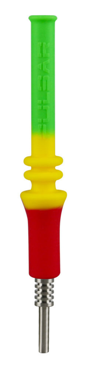 Pulsar RIP Silicone Vapor Dab Straw - Rasta Glow Online Sale