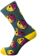 Psockadelic - Half Happy Smiley Face Socks For Sale