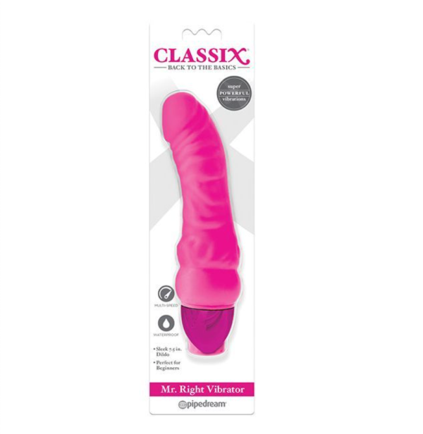 Classix Mr Right Vibrator - Pink Online