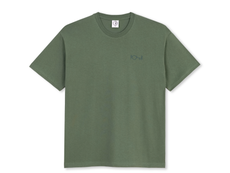 Polar Skate Co -  Stroke Logo T-Shirt - Jade Hot on Sale