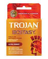 Trojan Ultra Ribbed Ecstasy Condoms Online