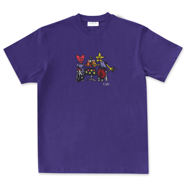 Skateboard Cafe - Cheers T-Shirt - Purple For Sale