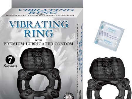 Vibrating Ring Black Pulsating Erection Keeper Sale