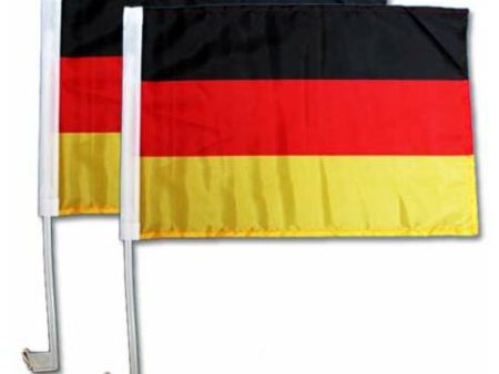 Autofahne Deutschland 30x45 cm 2er Set   Banderas para auto, 2 unidades Online Sale