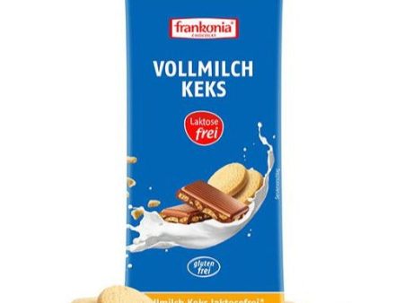 Vollmilch-Keks Schokolade, 100g (Laktose- Glutenfrei) Online Sale