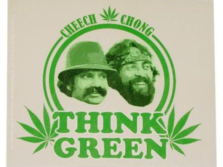 Cheech & Chong  Think Green  Sticker Online Sale