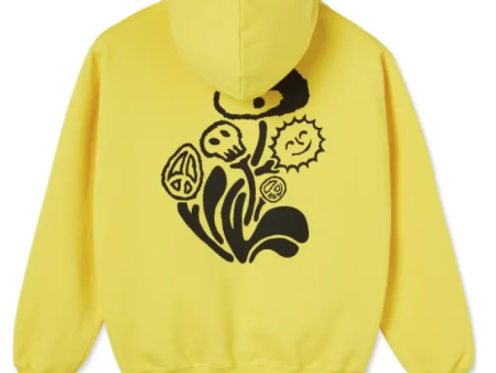 Polar Skate Co - Trippin Hoodie - Lemon Online Hot Sale