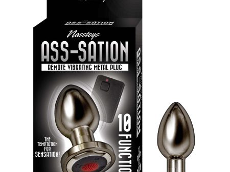 Ass-Sation Remote Vibrating Metal Plug Online Hot Sale