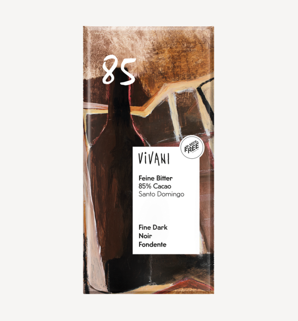 Vivani Schokolade - Feine Bitter 85 % Cacao   FINO CHOCOLATE AMARGO 85% CACAO ORGÁNICO VEGANO 100G Cheap