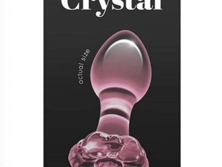 Crystal Flower Butt Plug - Pink Online Sale