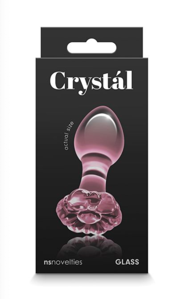 Crystal Flower Butt Plug - Pink Online Sale