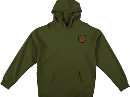 Spitfire Classic Swirl - Army Green - Hoody   Sweatshirt For Discount