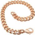 Open Links Solid Copper Heavy Mens Link Bracelet Online now