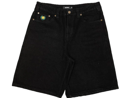 Theories - Plaza Denim Shorts - Black Discount