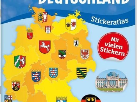 WAS IST WAS Stickeratlas Atlas Deutschland, 8 - 10 Jahre Fashion