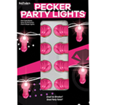 Light Up Pink Pecker String Party Lights For Cheap