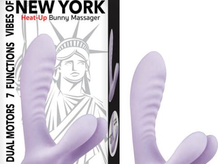 Vibes Of New York Heat-Up Bunny Massager on Sale