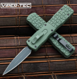 Viper-Tec Mini Mantis Automatic OTF Pocket Knife - Stainless Steel Blade, OD TPR Handle, Slide Trigger, Pocket Clip Online Sale