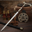 Steampunk Swagger Stick Sword Cane - 36 3 4 , Satin-Finished Blade on Sale