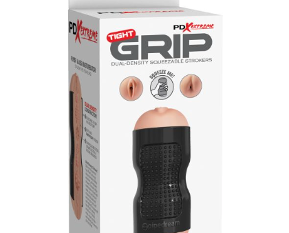 Pipedream Extreme Toyz Tight Grip Dual Density Squeezable Strokers - Pussy & Ass Hot on Sale