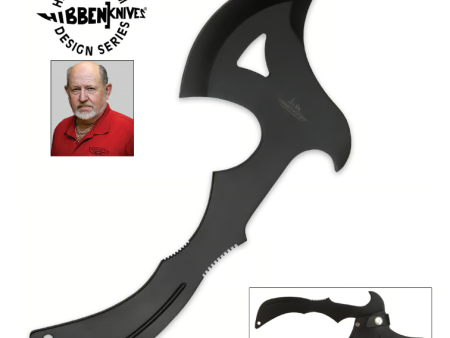 Gil Hibben Black Pro Throwing Axe For Sale