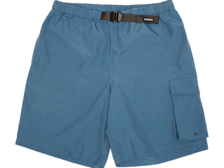 Theories - Nylon Hiking Shorts - Steel Blue For Cheap