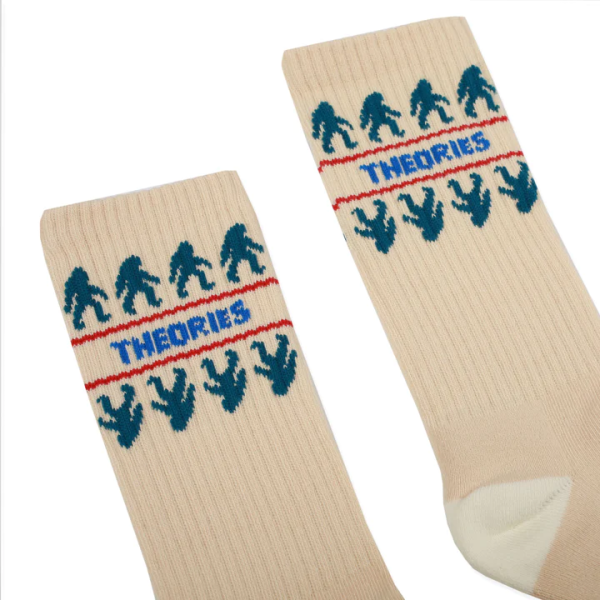 Theories -  Northern Theories Crew Socks - Bone For Discount