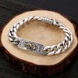 Sterling Silver Horse Whip Chain Body Money Pixiu Bracelet Sale