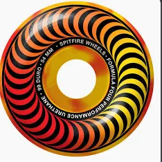 Spitfire Wheels - Formula Four - 54mm 99a - Multi-swirl Classic Online Sale