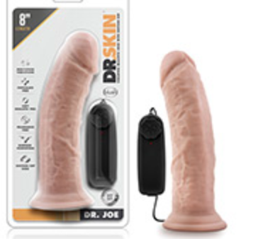 Blush Dr. Skin Dr. Joe 8  Cock w Suction Cup - Vanilla Fashion