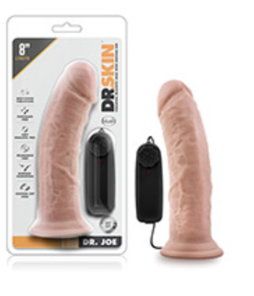 Blush Dr. Skin Dr. Joe 8  Cock w Suction Cup - Vanilla Fashion