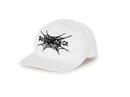 Polar Skate Co. - Michael Cap Spiderweb Hat - White Discount