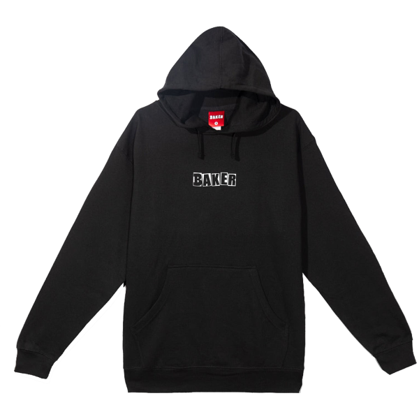 Baker Skateboards - Logo Hooded Sweatshirt - Black Online