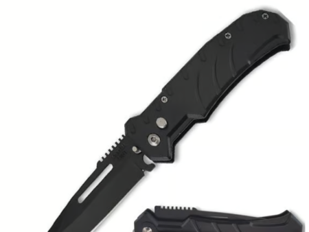 4.5  Black Ballistic Automatic Tanto Blade Knife Online