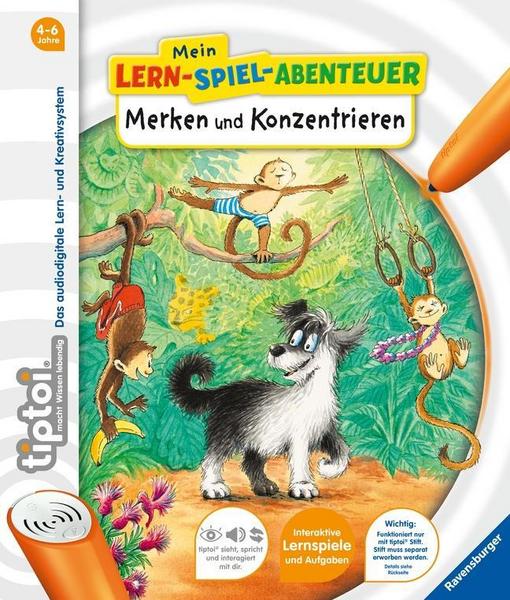 Tiptoi® Merken und Konzentrieren, 4 - 6 Jahre Fashion