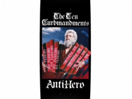 Anti Hero Skateboards  - Ten Curbmandents Deck - 8.5 x31.7  Fashion