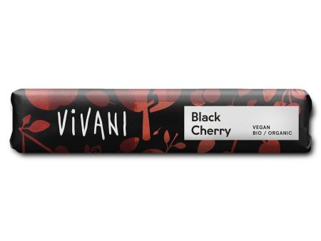 Vivani Schokolade - Black Cherry Riegel   BARRA DE CHOCOLATE CON TROZOS DE CEREZAS ORGÁNICA VEGANA 35G Fashion