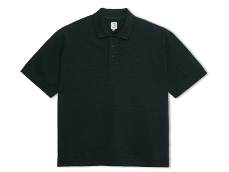 Polar Skate Co - Check Surf Polo Shirt - Teal For Cheap