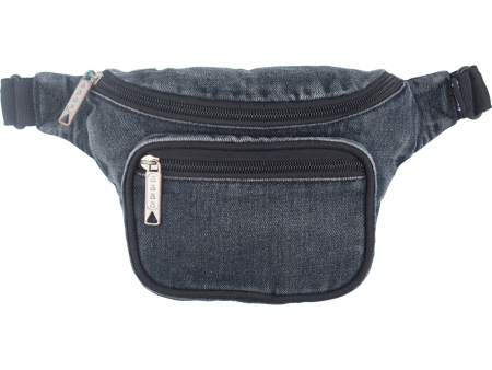 Bumbag Deluxe Fanny Pack - Dazed Washed Demin Black Cheap