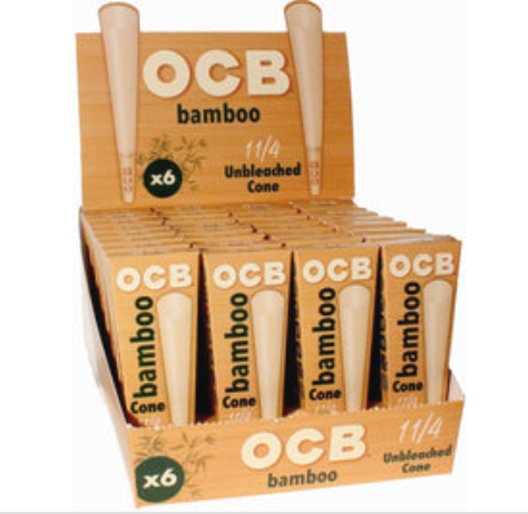 OCB Bamboo Vegan 1 1 4 Cones For Sale