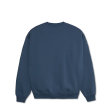 Polar Skate Co - Dave Crewneck | Faces -  Grey Blue Discount